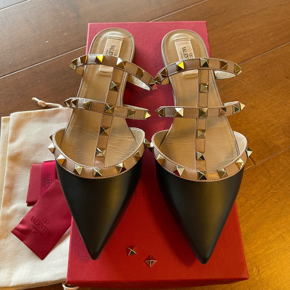 Valentino Rock Stud mules